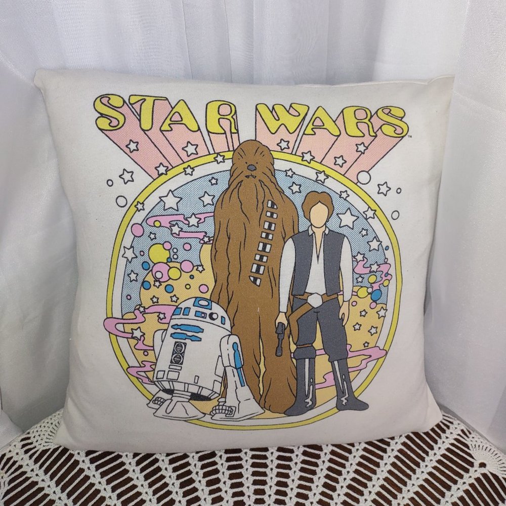Rag Frog Revival Throw pillow cover Up-cycled from a T-shirt size 14"x14"